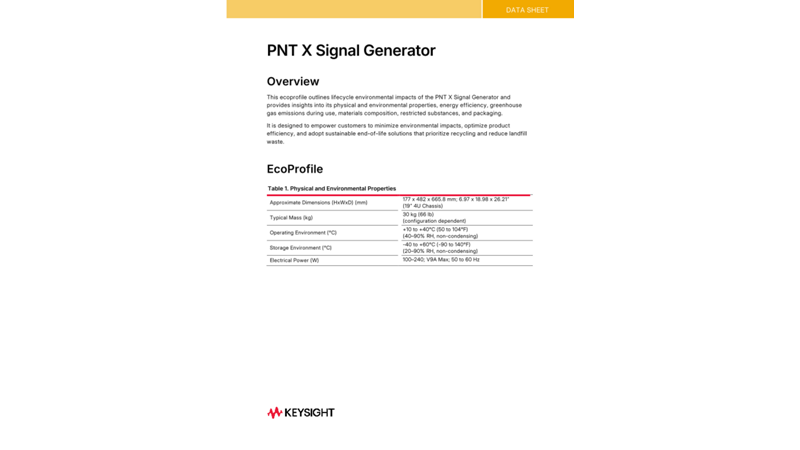 PNT X Signal Generator